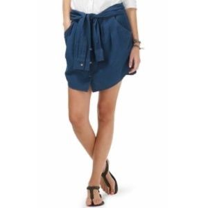 Sale! Theory Neini Chambray Skirt Sz 6 W/ POCKETS!